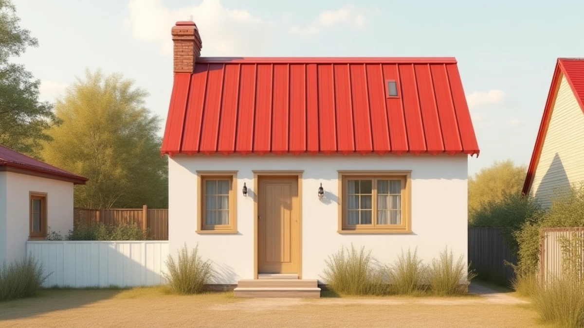 czerwony dach jaki kolor elewacji