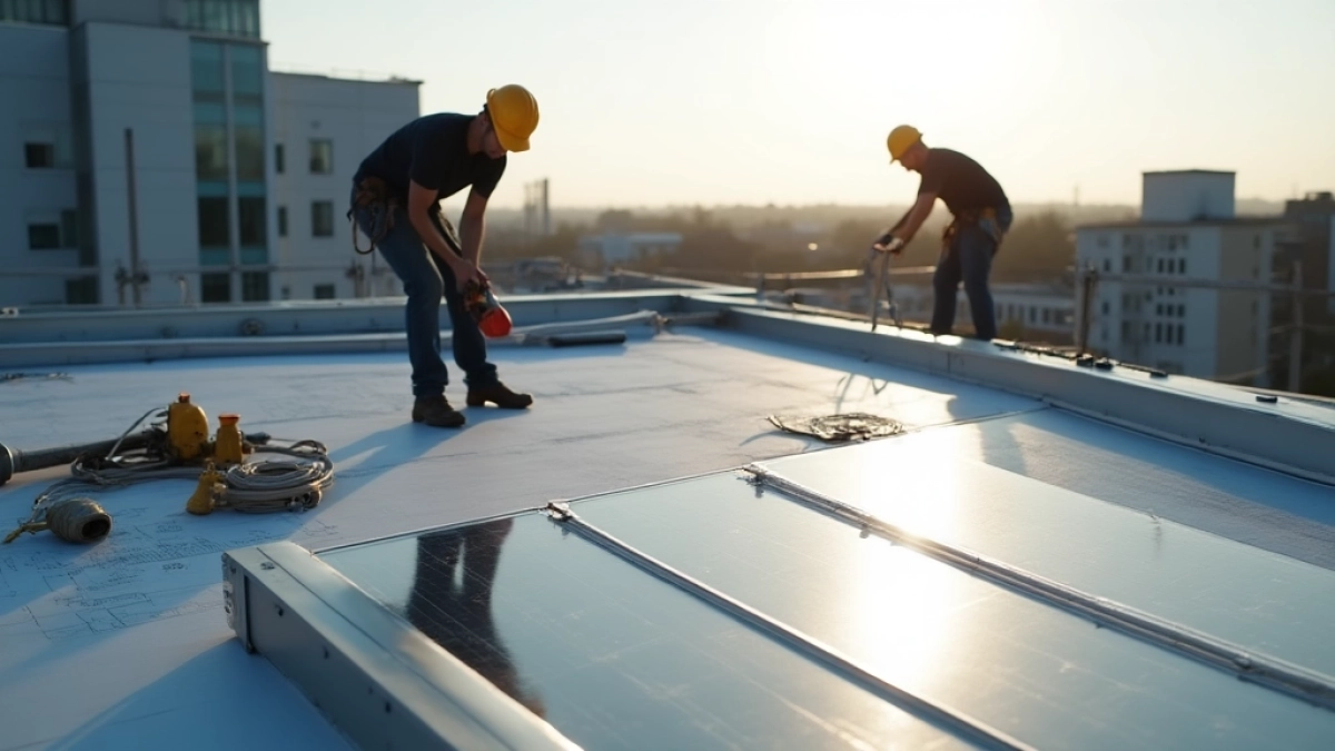 Jak zamontować panele fotowoltaiczne na płaskim dachu