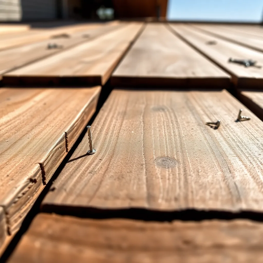 Jaka długość gwoździ do deskowania dachu