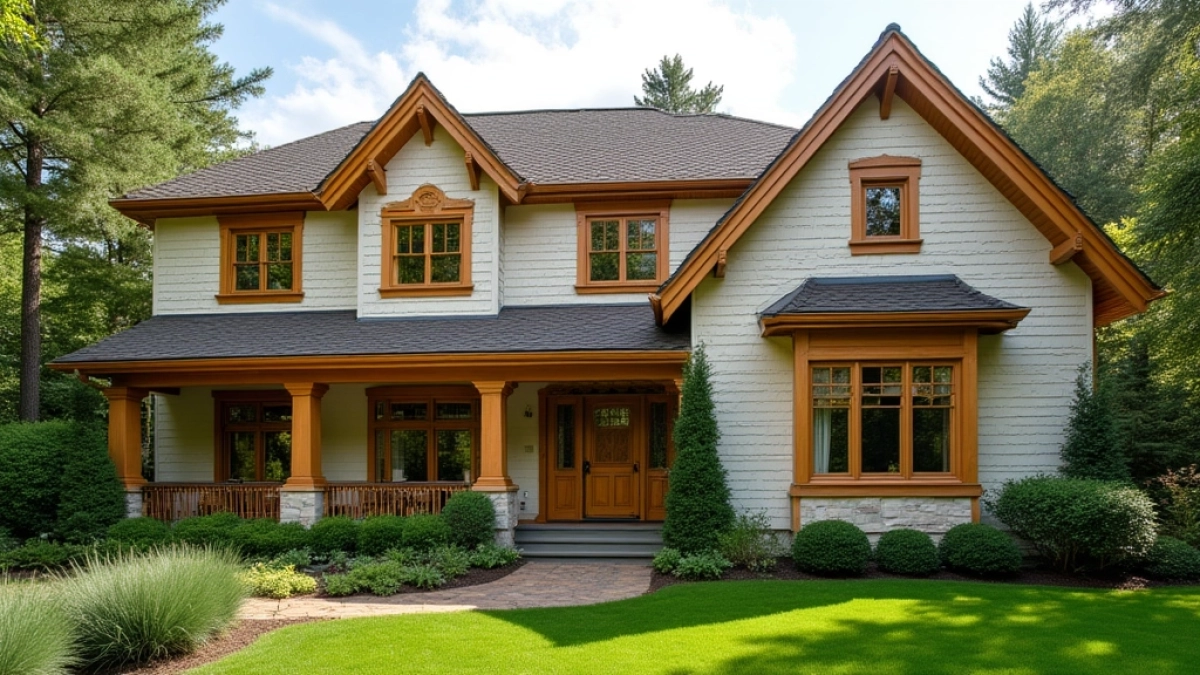 jaki kolor dachu do okien złoty dąb