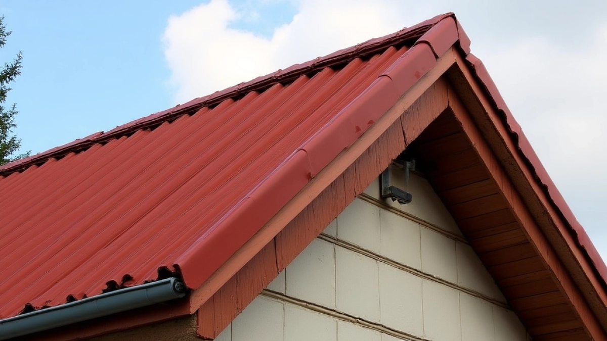 Jaki kolor podbitki do czerwonego dachu