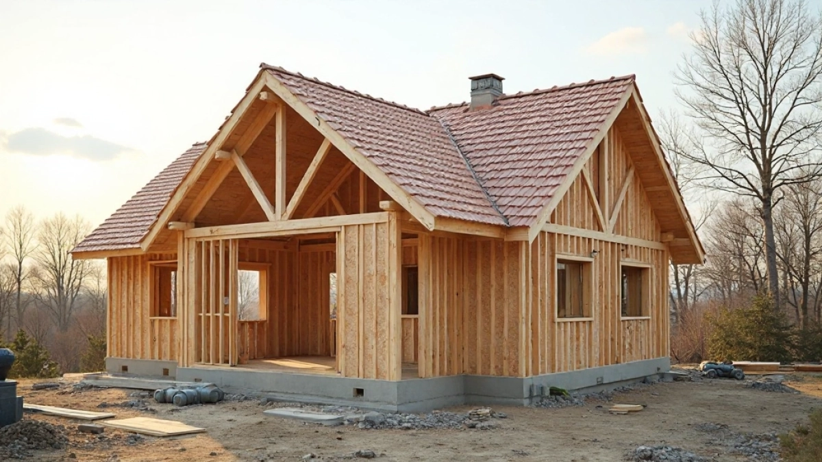 koszt budowy dachu dwuspadowego