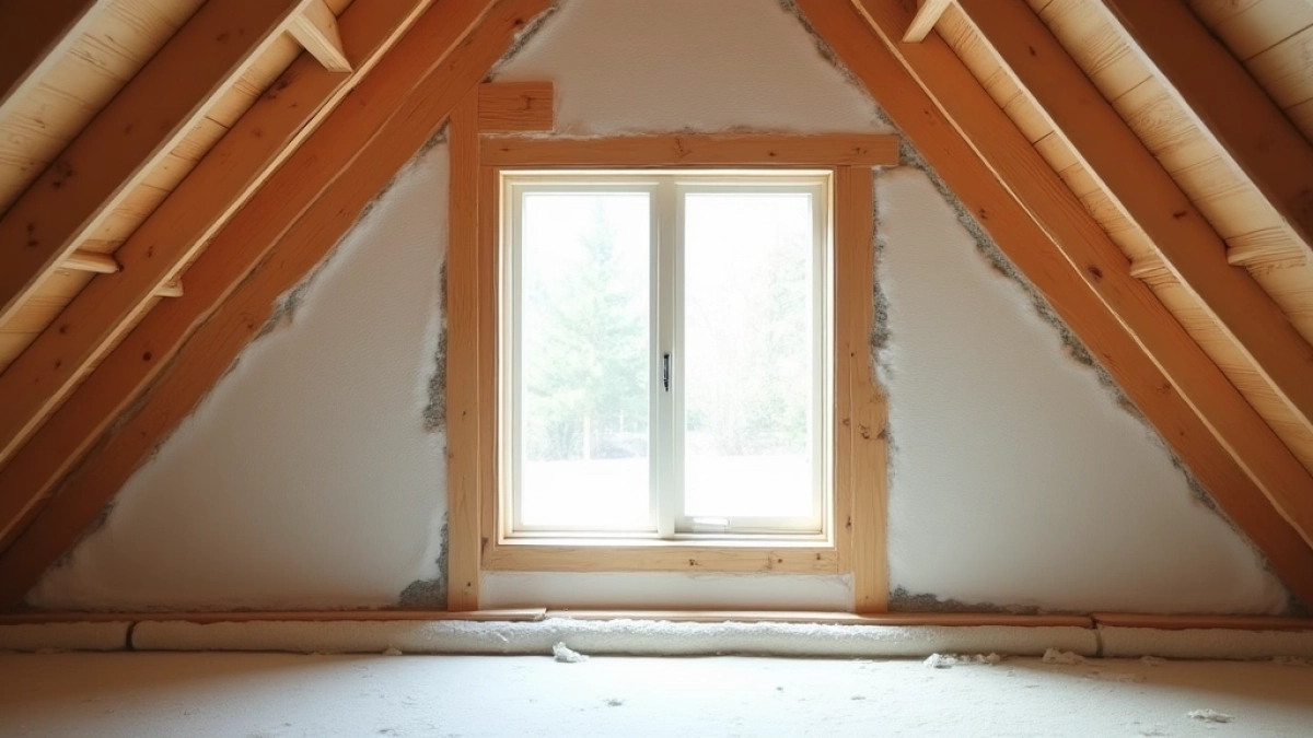 Obróbka wyłazu na strych