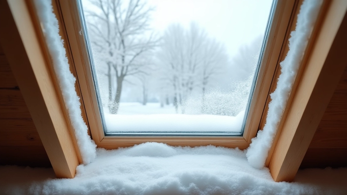 ocieplenie okna dachowego pianką