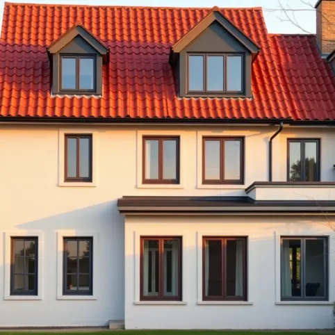 Czerwony dach jakie okna