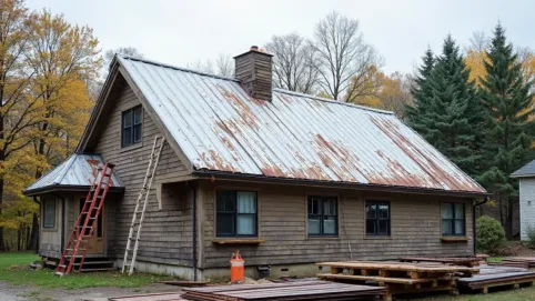 ile kosztuje wymiana blachy na dachu