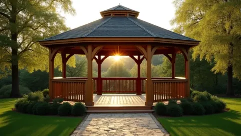 jak zrobić dach na altanie