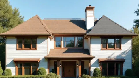 Jaki kolor dachu do brązowych okien