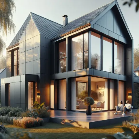 jakie okna do grafitowego dachu