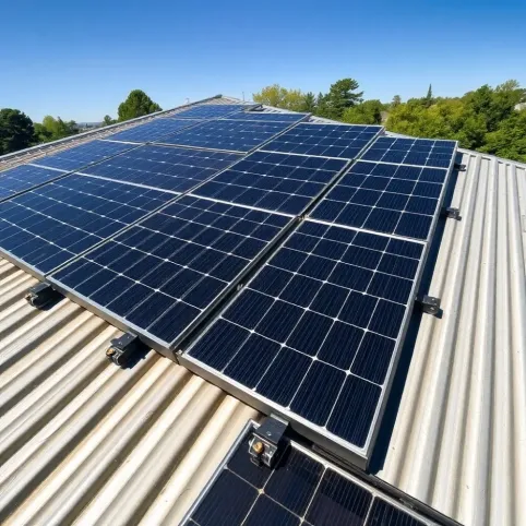 Montaż paneli fotowoltaicznych na dachu z blachy trapezowej