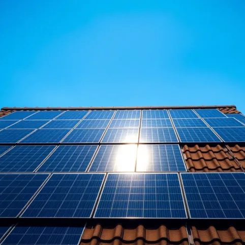 Montaż paneli na dachu skośnym