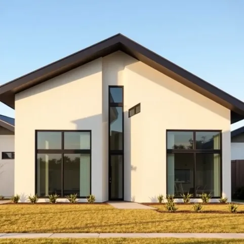 Nowoczesne domy z dachem dwuspadowym