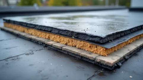 ocieplenie dachu krytego papą