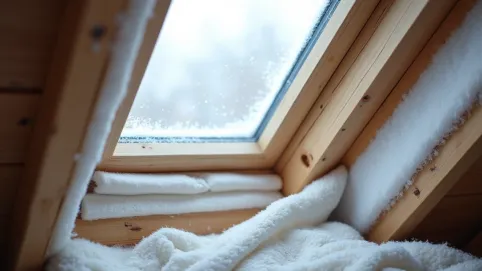 ocieplenie okna dachowego od wewnątrz