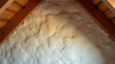 Ocieplenie szczytu dachu