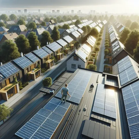 Odległość Paneli Fotowoltaicznych Na Dachu Płaskim