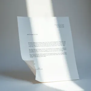 Pismo do spółdzielni mieszkaniowej w sprawie zalania z dachu