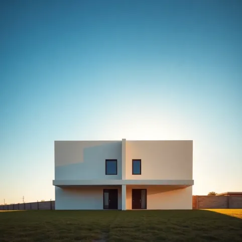 Projekty bliźniaków z płaskim dachem