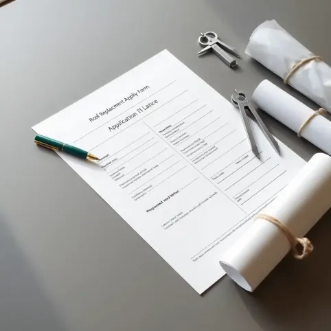 Wniosek o wymianę dachu wzór