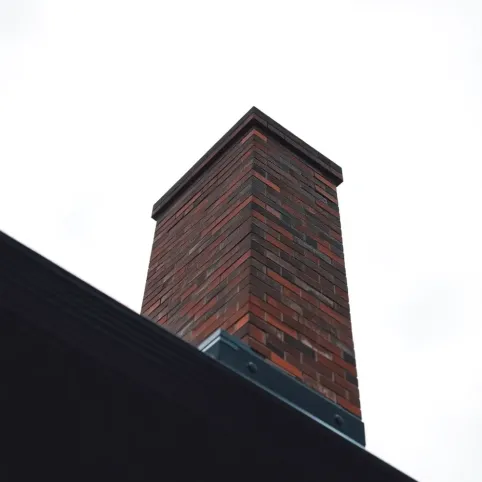 Wysokość komina nad dachem