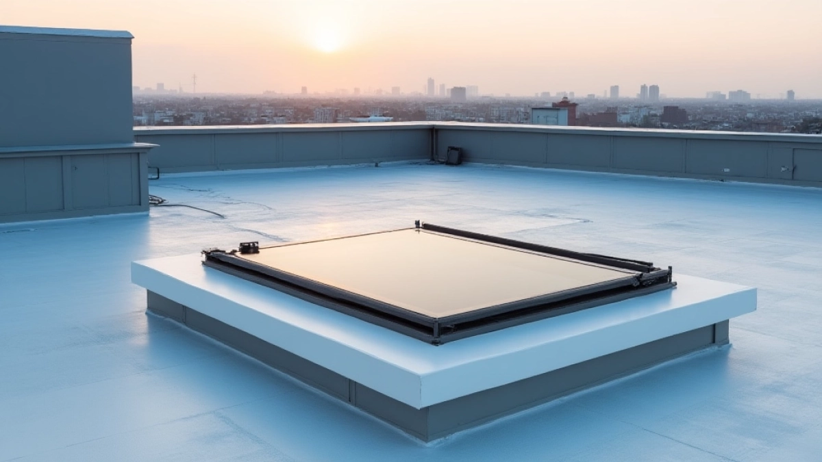 wyłaz dachowy dach płaski